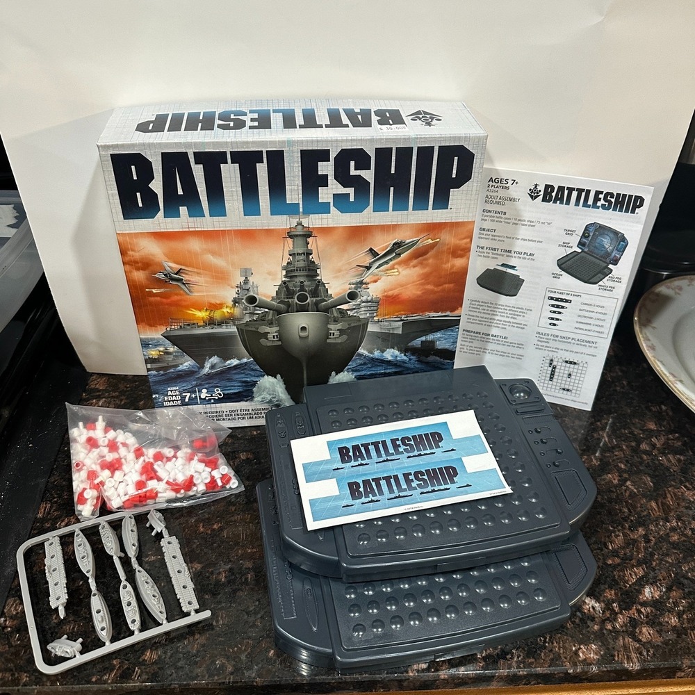Hasbro Battleship Game A3264 Open Box Complete Boards Ship Strategy New Open Box